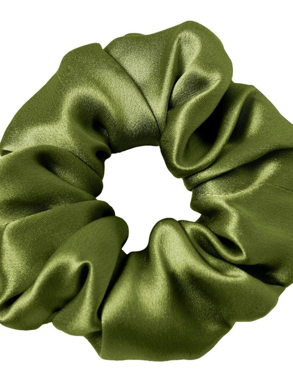 Silk Hair Scrunchy, 100% Mulberry Silk Ponytail Holder, Frizz & Breakage Prevent